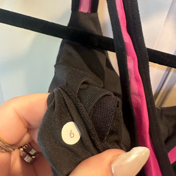 Lululemon Black and Pink Tank Size 6 - Picture 3 of 3